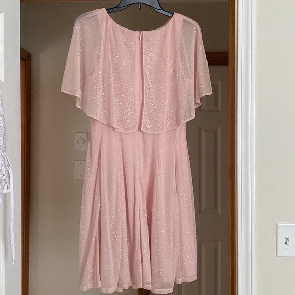 J Taylor rose gold dress with sparkles - Picture 2 of 3